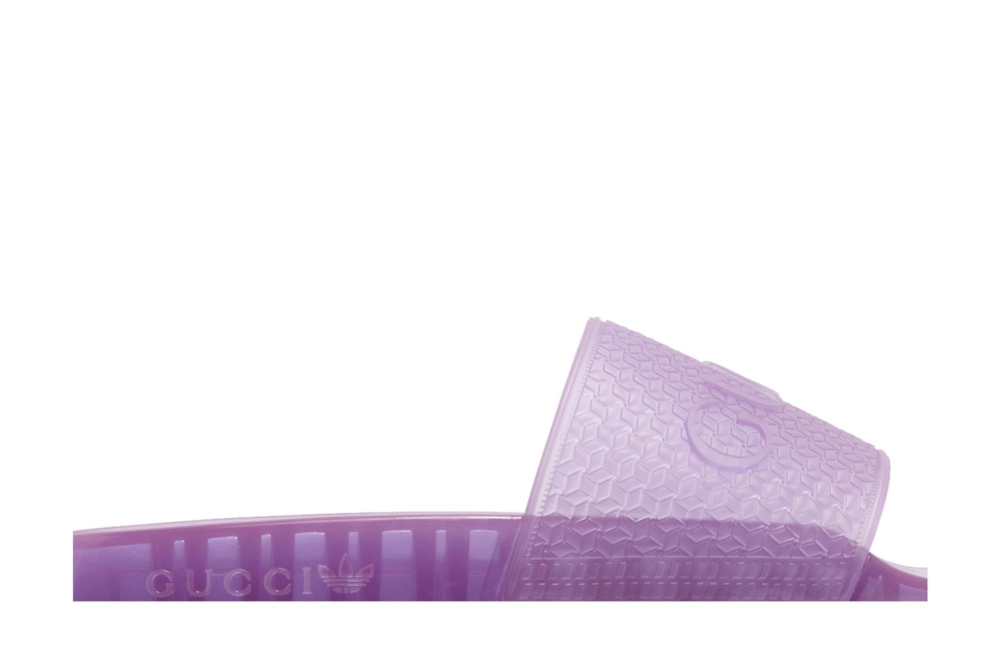 Gucci x adidas Wmns Adilette Slide Sandal 'Transparent Purple'