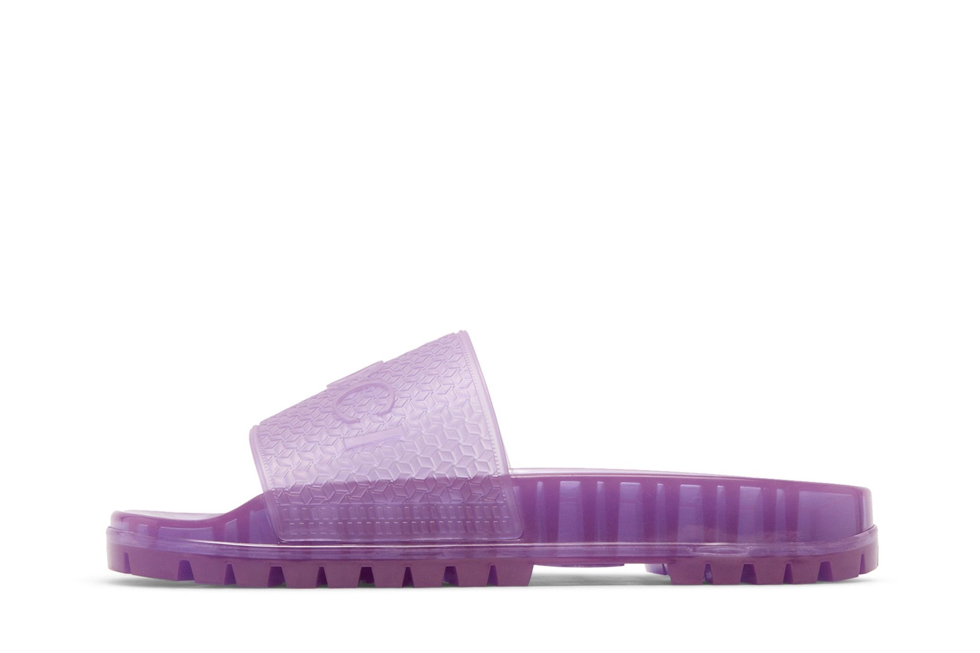 Gucci x adidas Wmns Adilette Slide Sandal 'Transparent Purple'