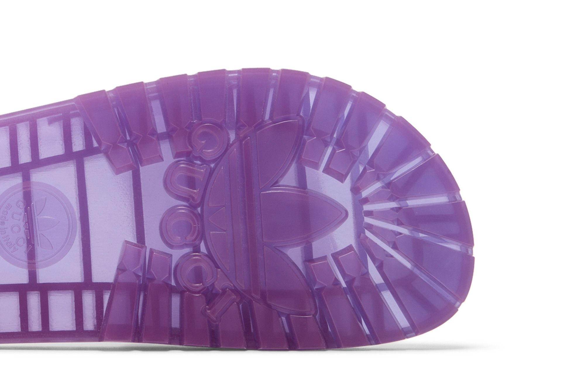 Gucci x adidas Wmns Adilette Slide Sandal 'Transparent Purple'