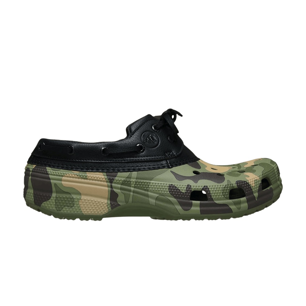 Crocs Classic Duck Camo Boat Shoe 'Black Cargo'