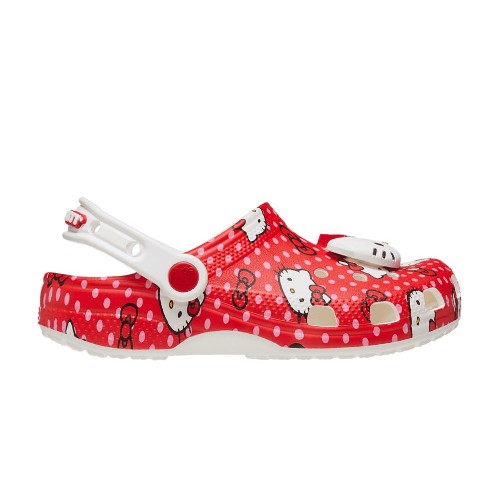 Crocs Hello Kitty x Classic Clog Toddler 'Red Polka Dots'