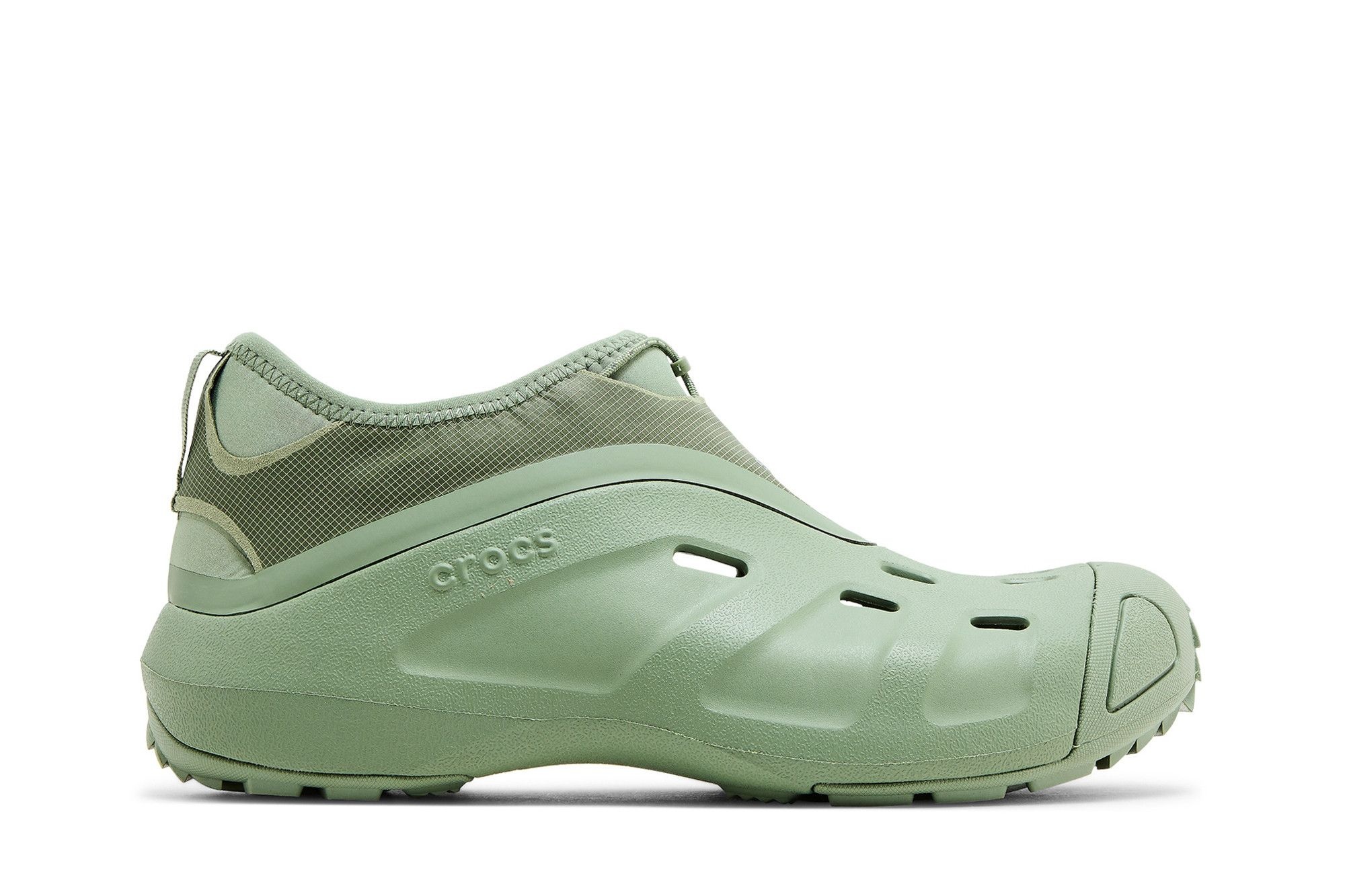 Satisfy x Crocs Quick Trail Low 'Moss'