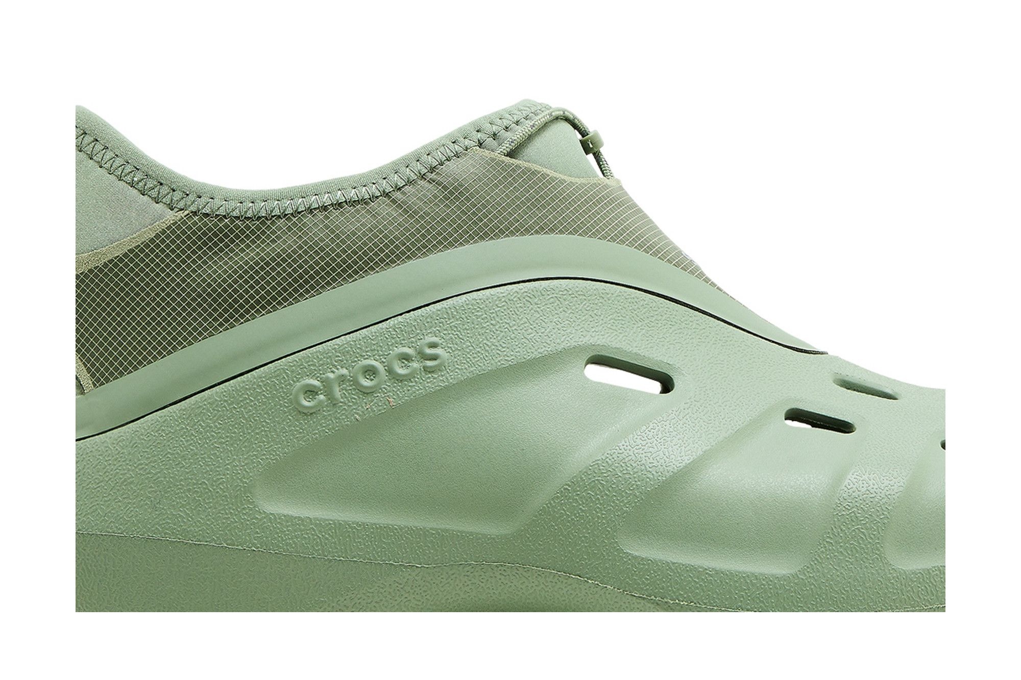 Satisfy x Crocs Quick Trail Low 'Moss'