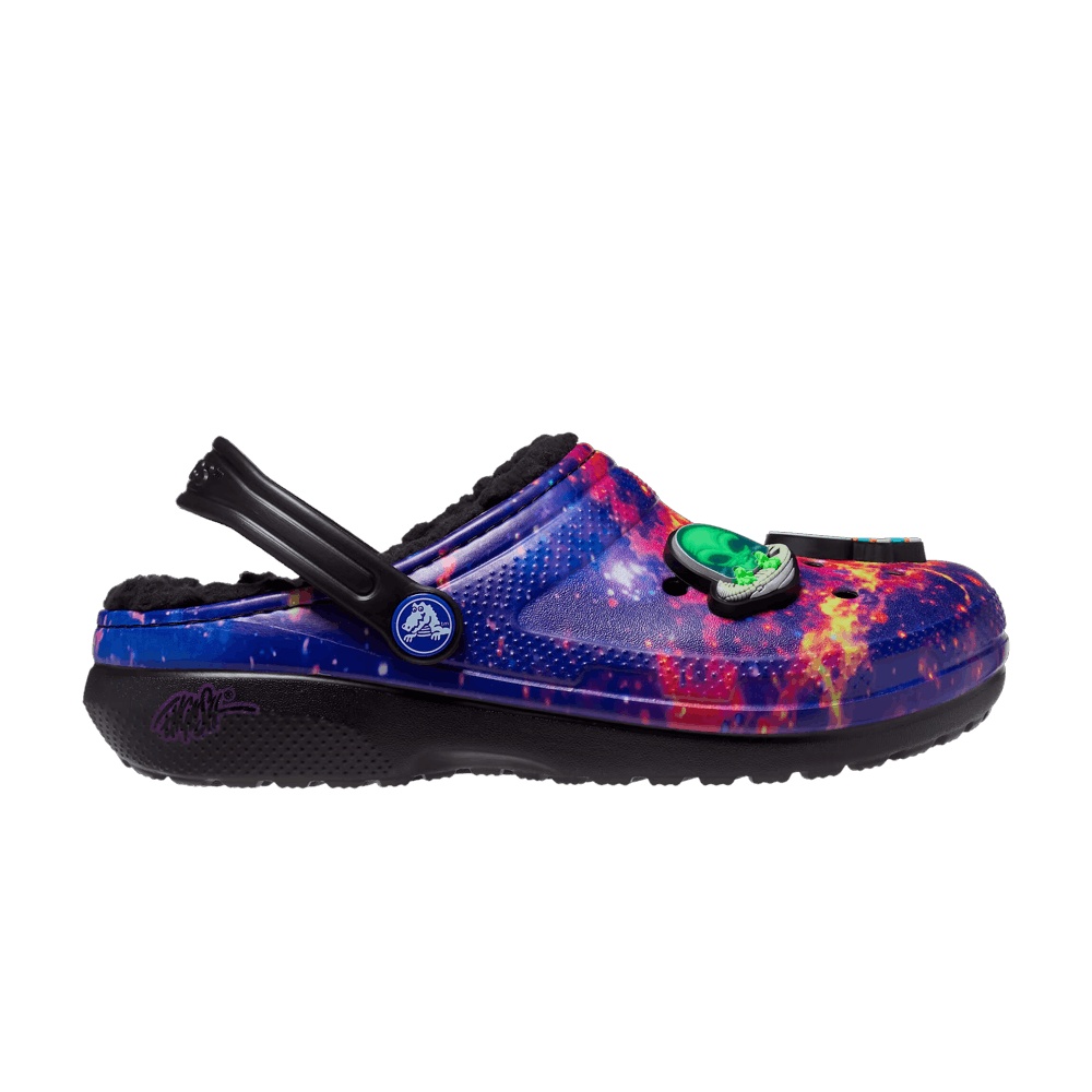 Ron English x Crocs Classic Lined Clog Kids 'Area 54 - Galaxy'