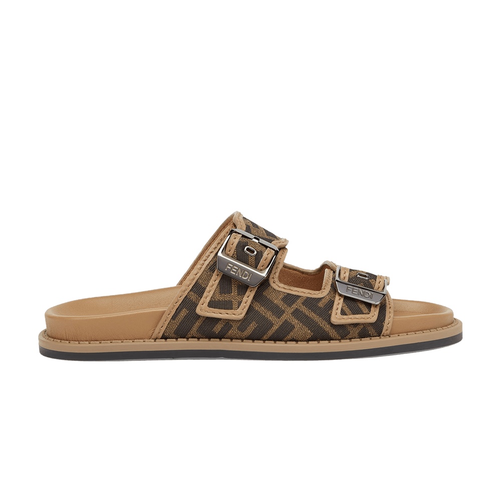 Fendi Feel Sandal 'FF Jacquard - Brown'