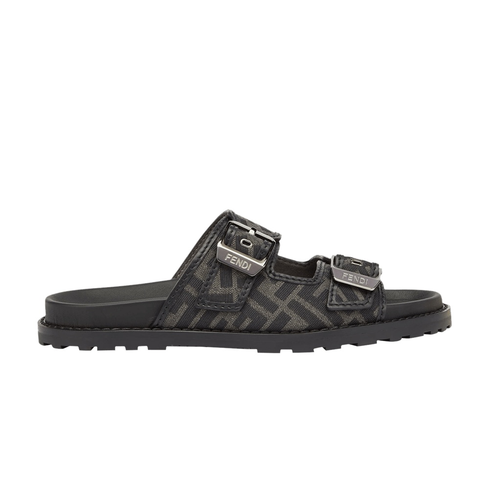 Fendi Feel Sandal 'FF Jacquard - Black'
