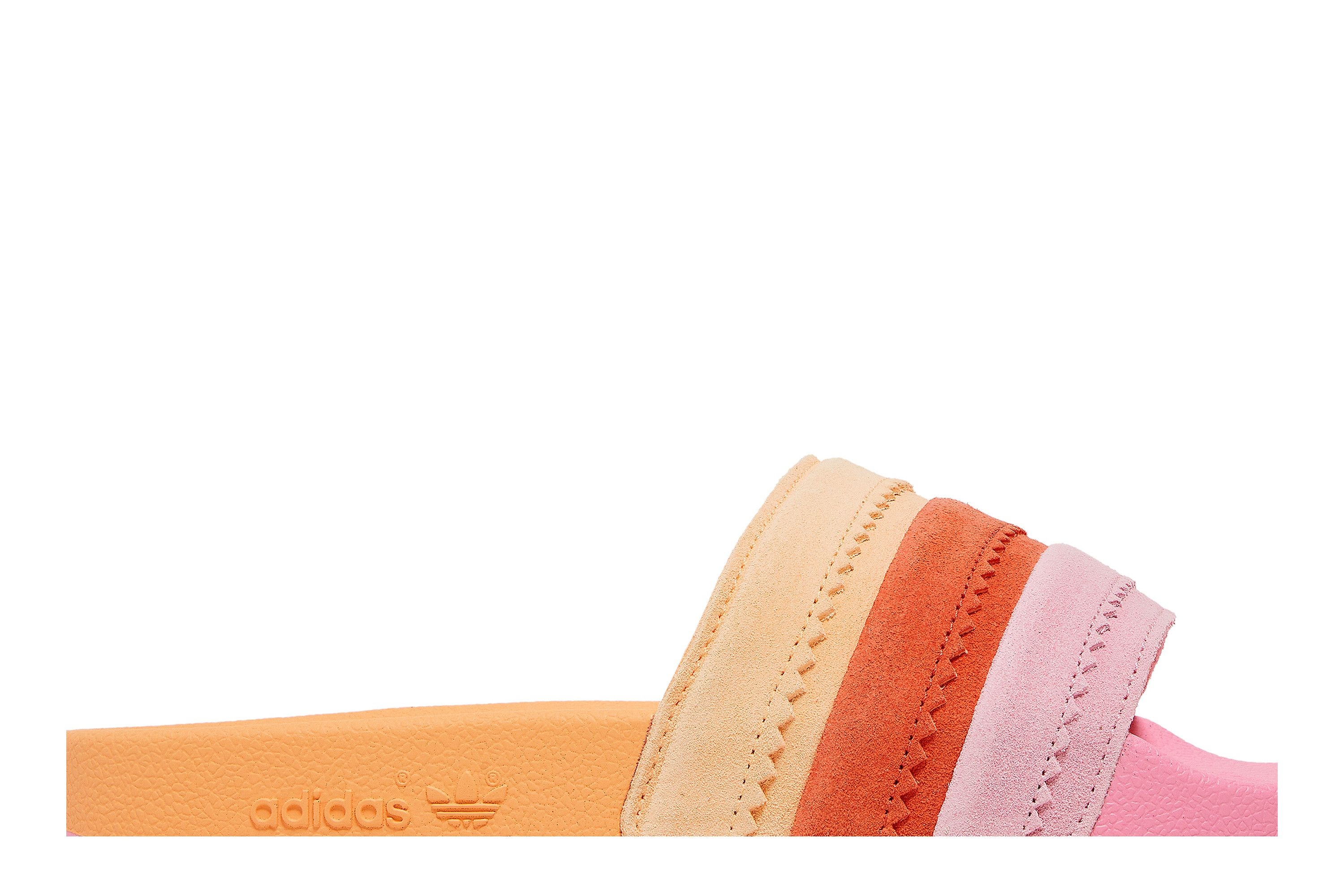 Adidas Wmns Adilette Slides 'Light Pink Orange'