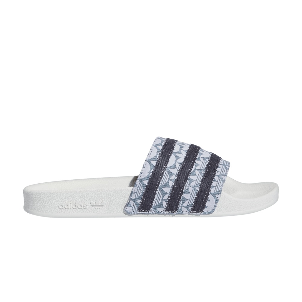 Adidas Adilette Slide 'Denim Trefoils'