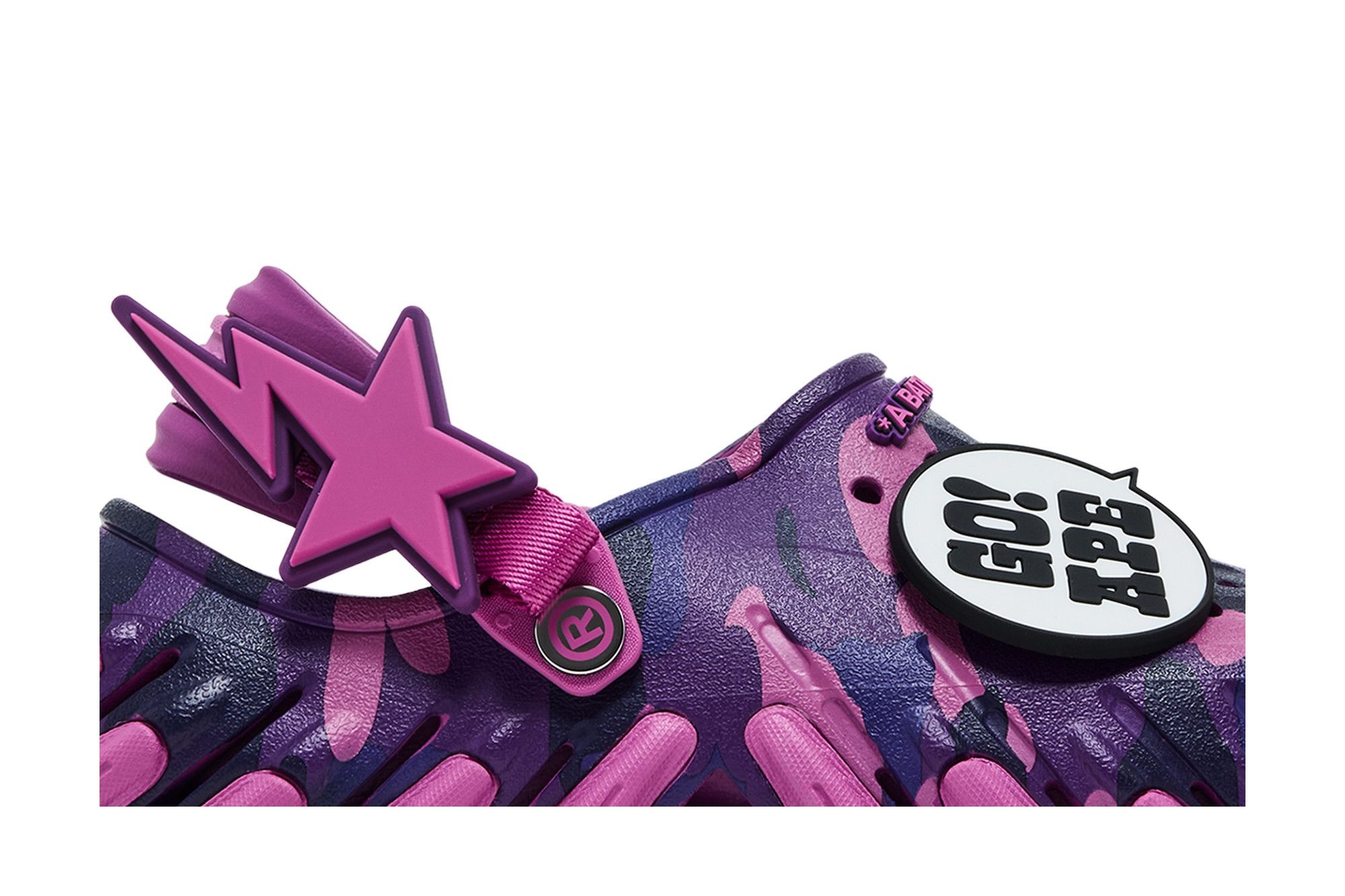 BAPE x Crocs Echo RO Clog 'Purple Camo'
