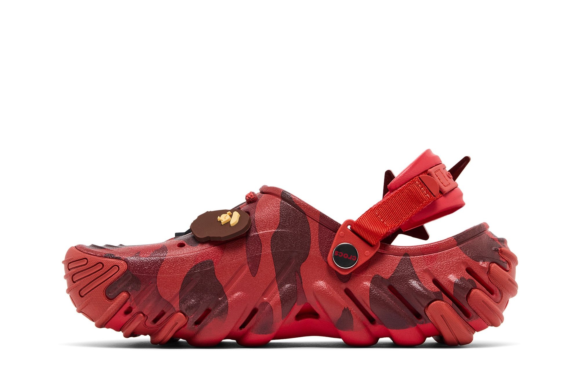 BAPE x Crocs Echo RO Clog 'Red Camo'