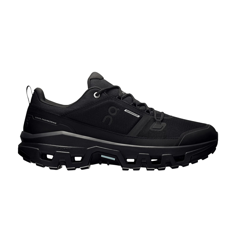 ON Cloudrock Low Waterproof 'Triple Black'