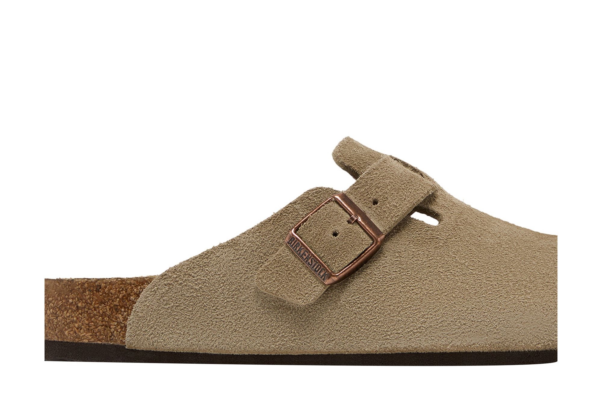 Birkenstock Boston Soft Footbed Suede Narrow 'Taupe'