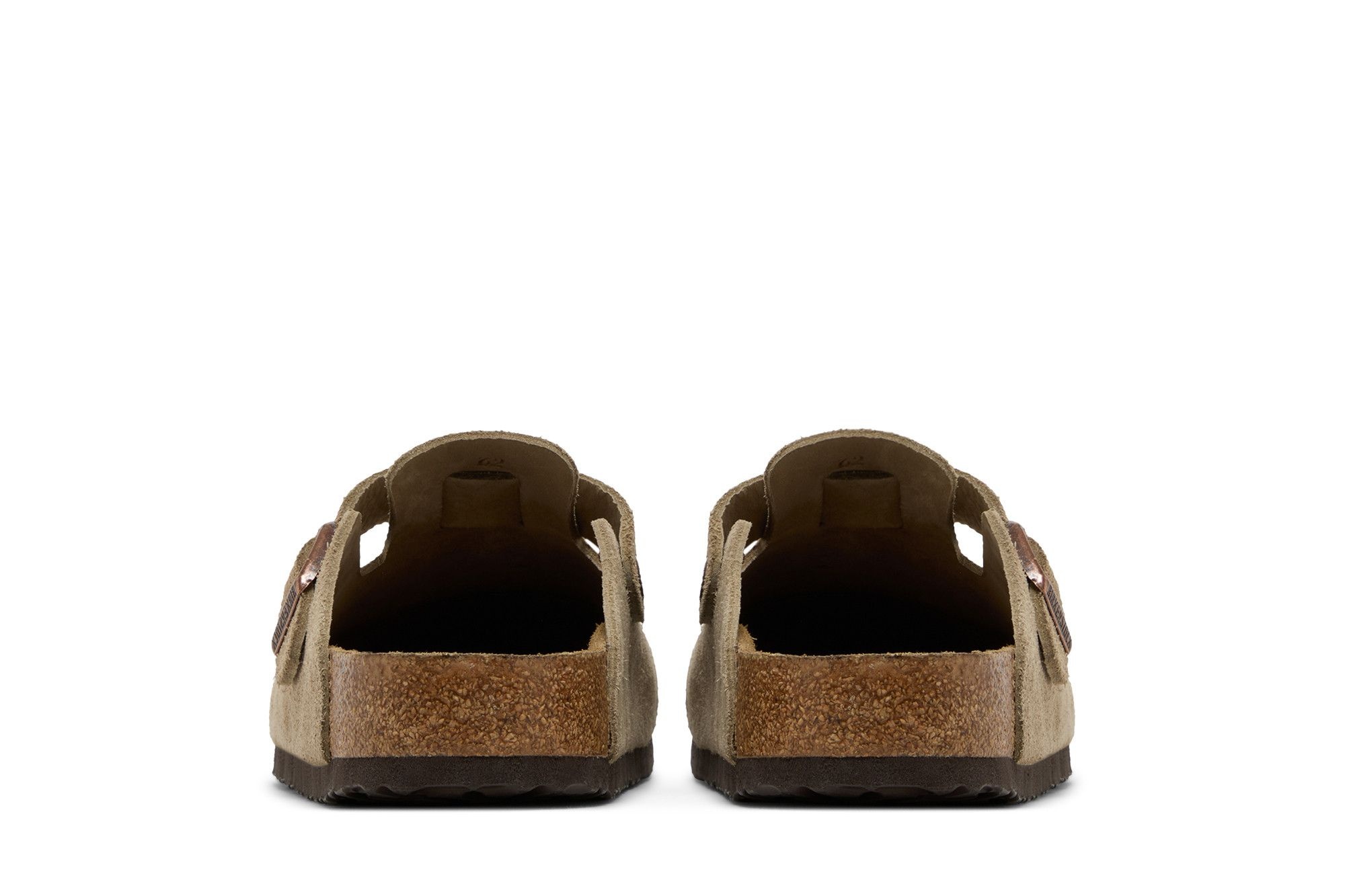 Birkenstock Boston Soft Footbed Suede Narrow 'Taupe'