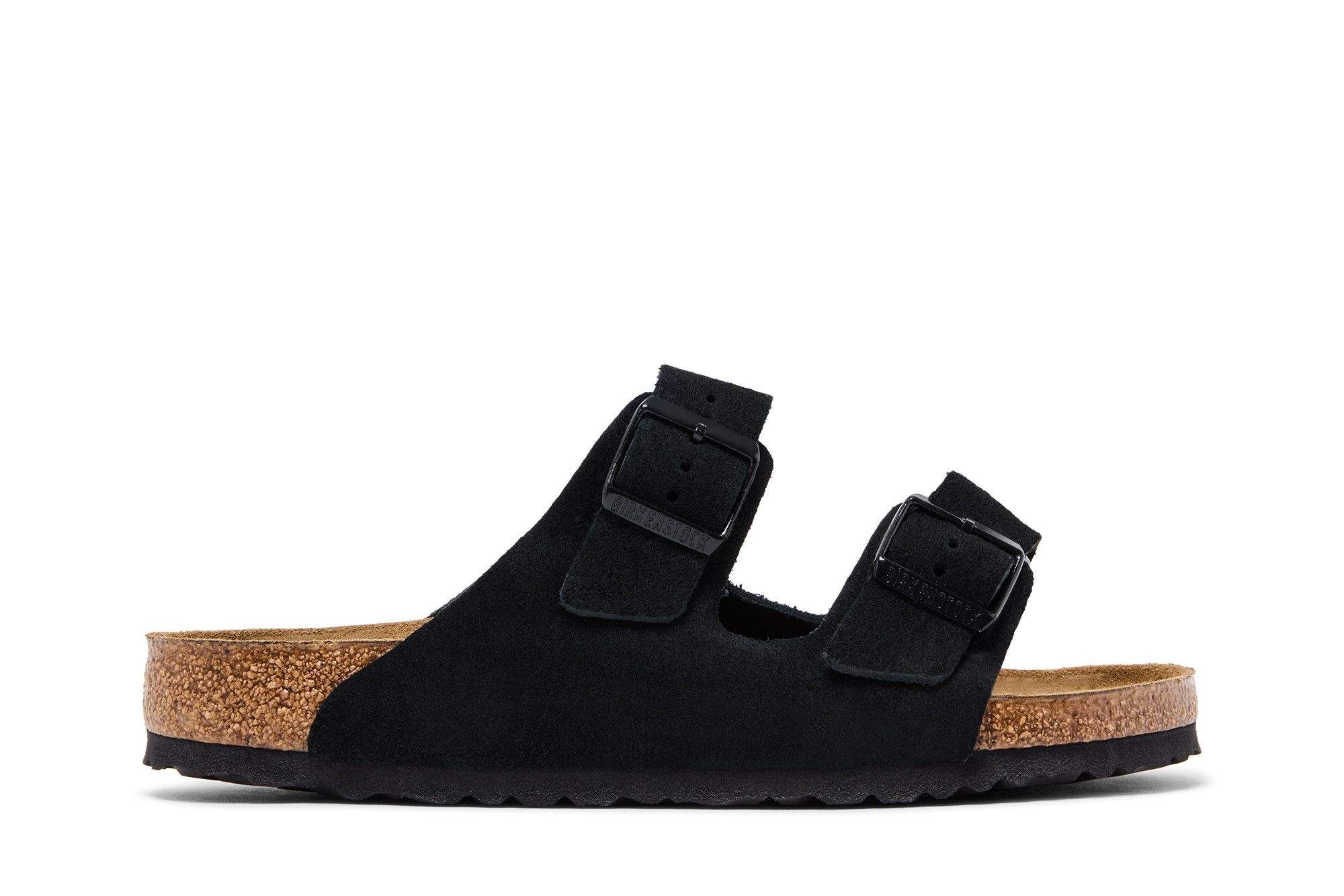Birkenstock Arizona Soft Footbed Suede 'Black'