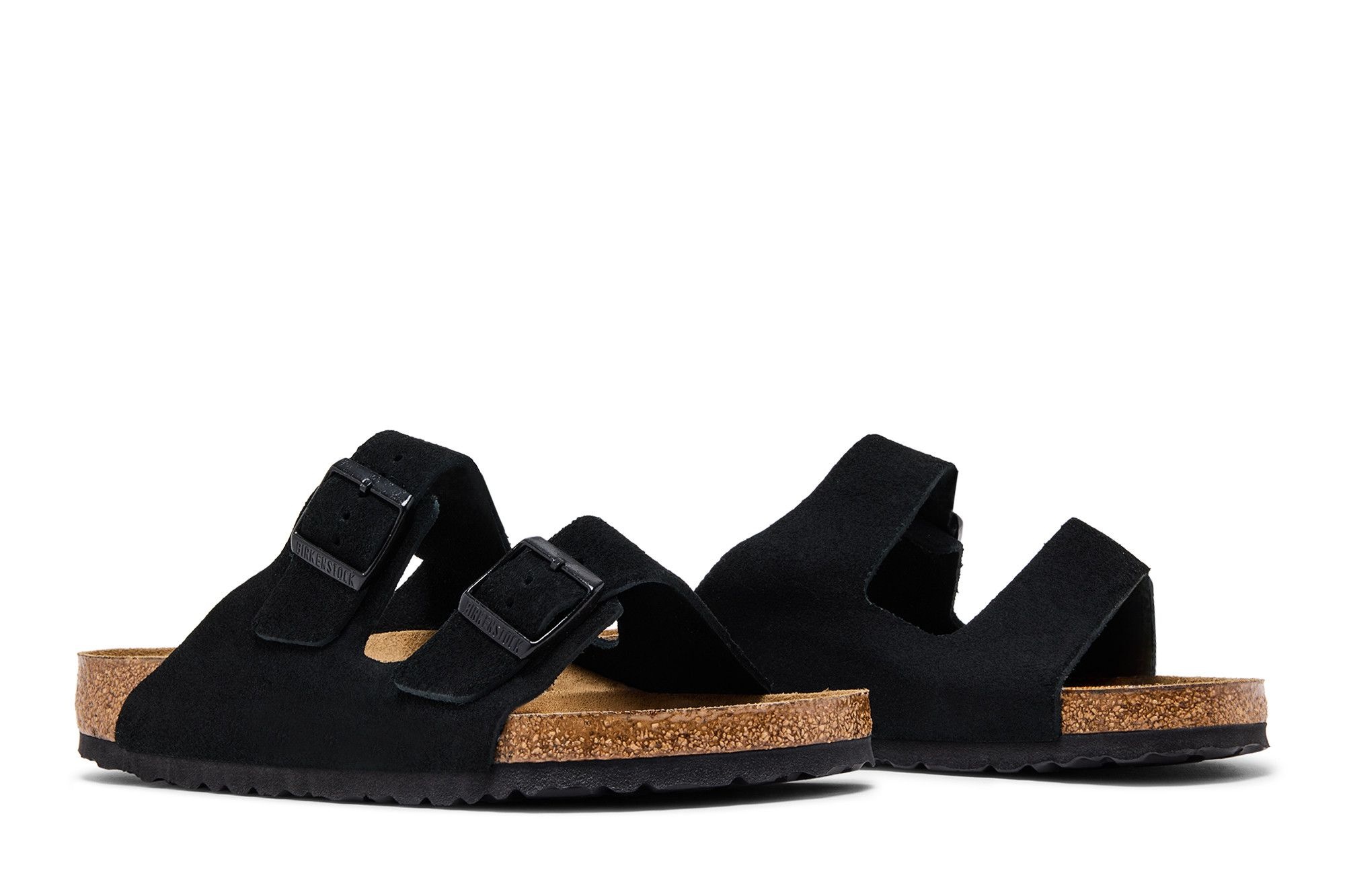 Birkenstock Arizona Soft Footbed Suede 'Black'