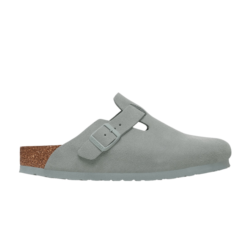 Birkenstock Wmns Boston Suede Leather 'Pure Sage'