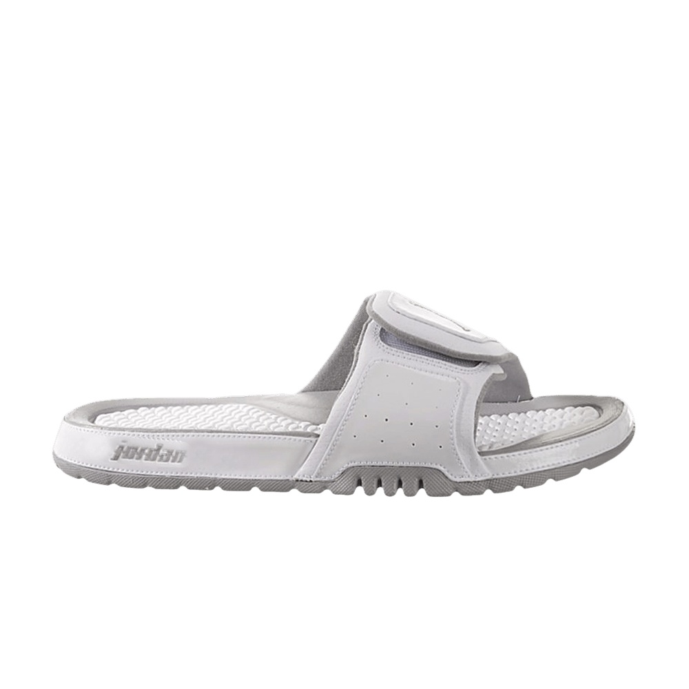 Air Jordan Hydro 2 Slide 'White Metallic Silver'