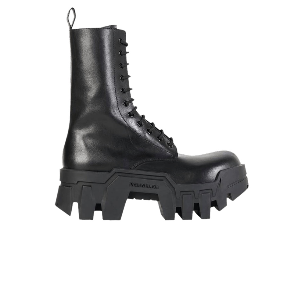 Balenciaga Wmns Bulldozer Lace-Up Boot 'Black'