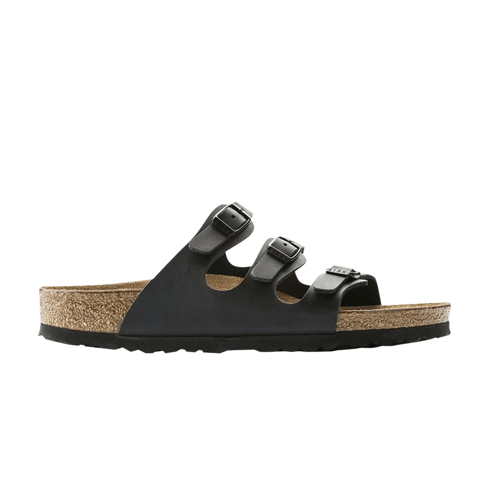 Birkenstock Wmns Florida Soft Footbed Birko-Flor 'Black'
