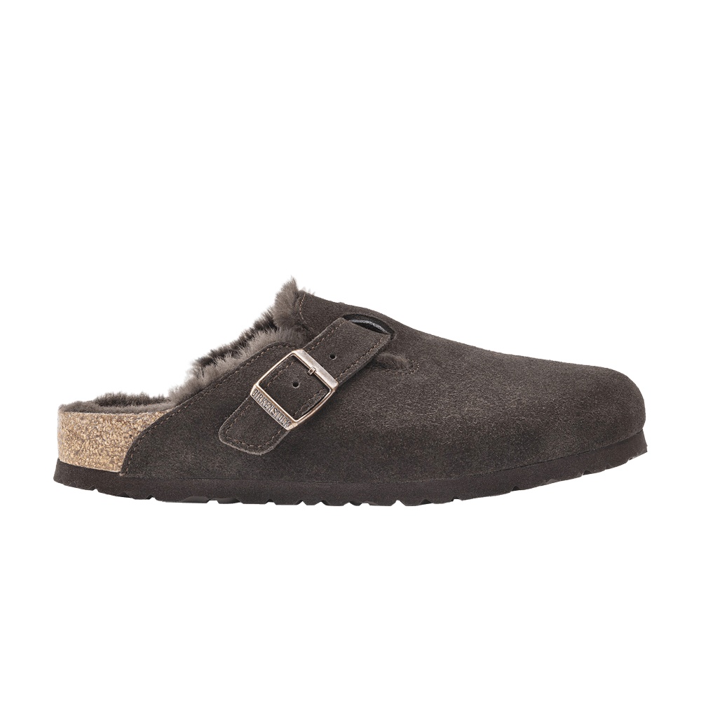 Birkenstock Boston Shearling Suede 'Mocha'