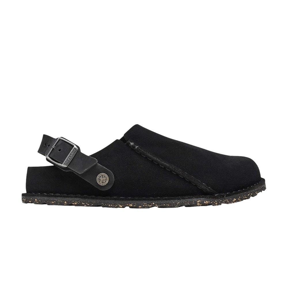 Birkenstock Lutry Suede Sandal 'Black'