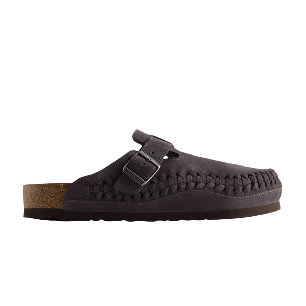 Kith x Birkenstock Boston Braided 'Rabbit Grey'