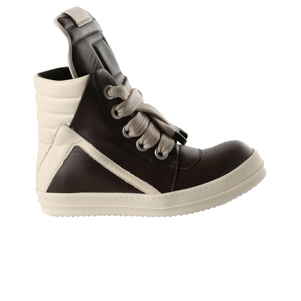 Rick Owens Jumbolace Geobasket Sneaker 'Macassar Milk'