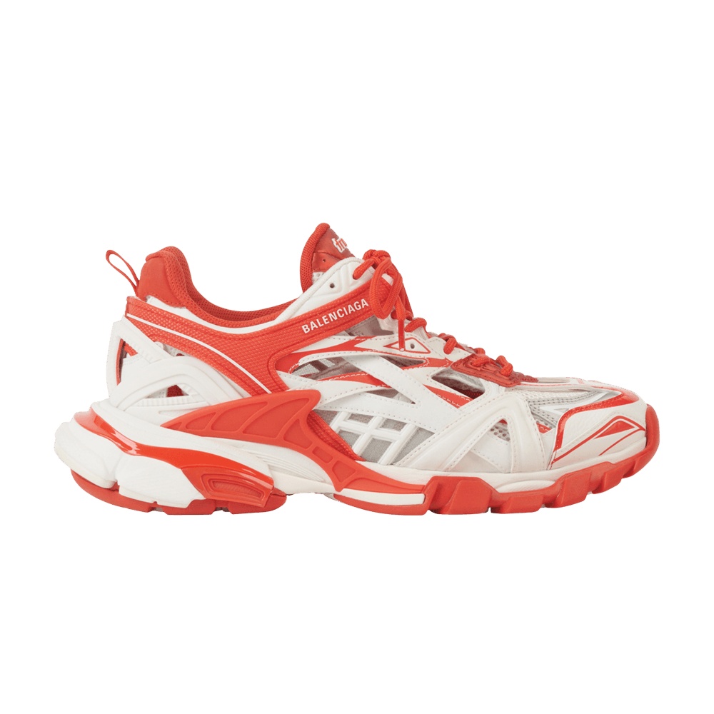Balenciaga Track.2 Open Sneaker 'White Red'