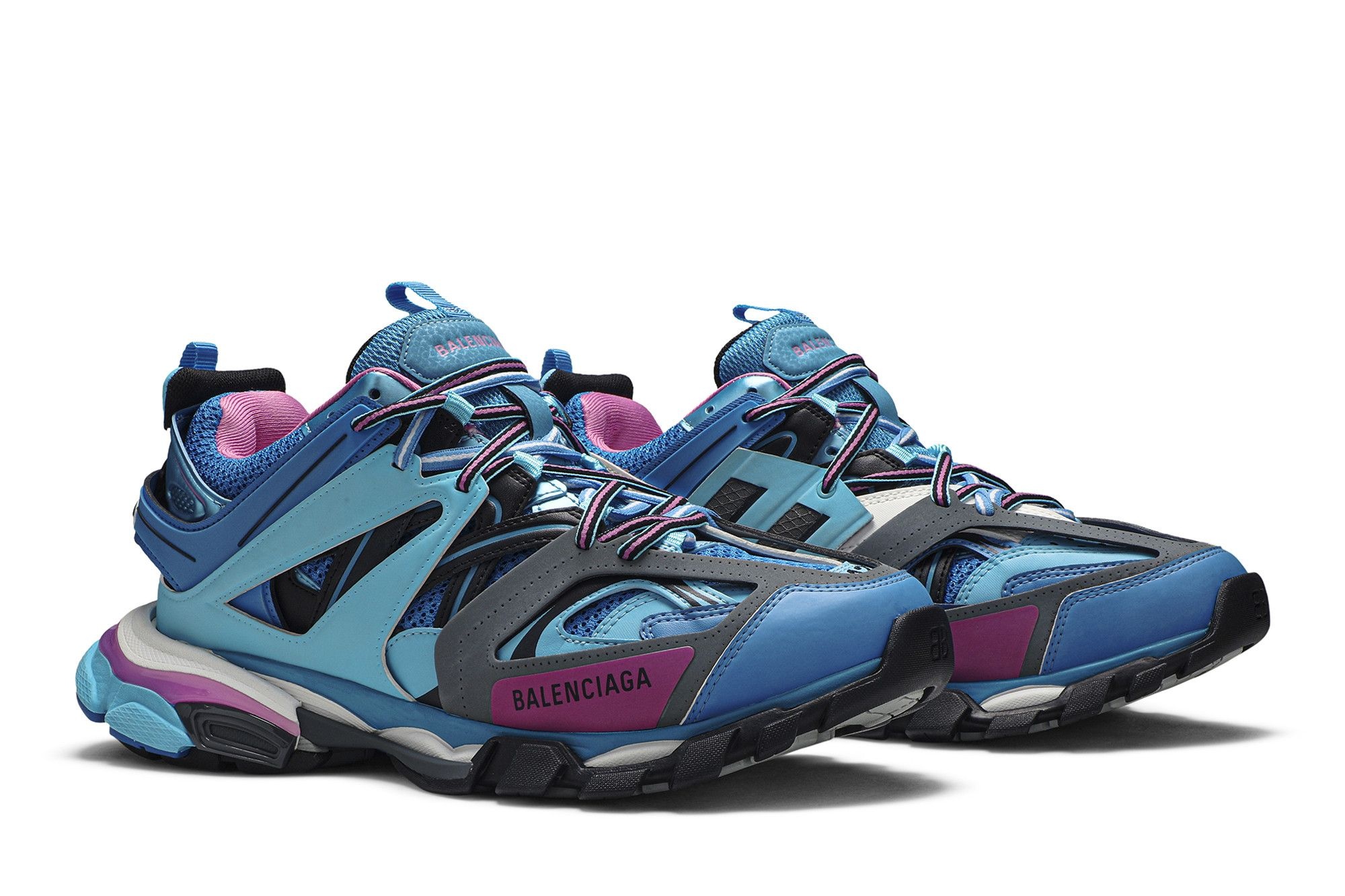 Balenciaga Track Trainer 'Light Blue Pink'