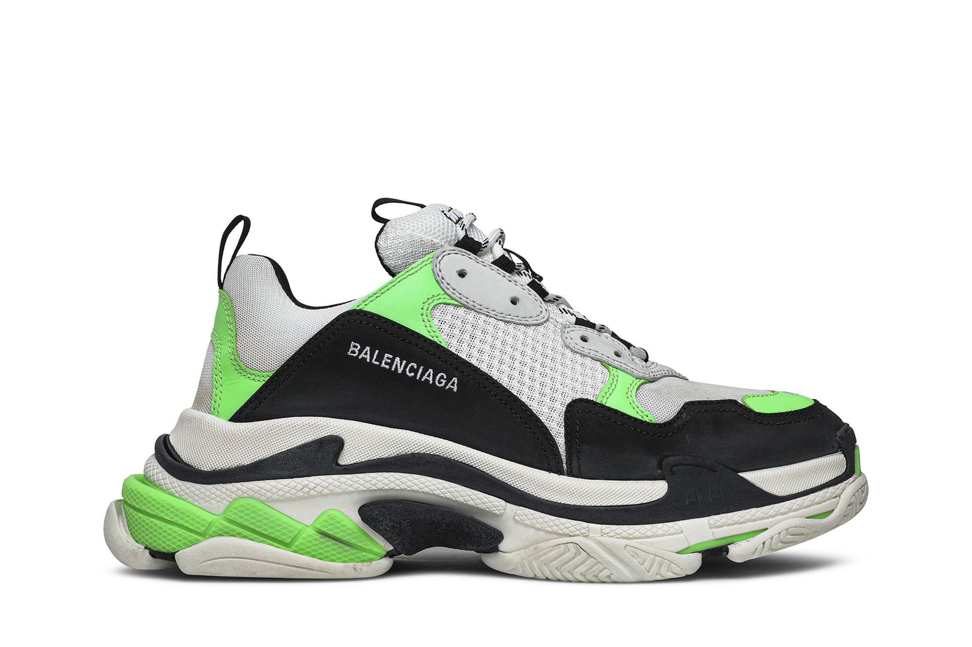 Balenciaga Triple S Sneaker 'White Green Fluo'