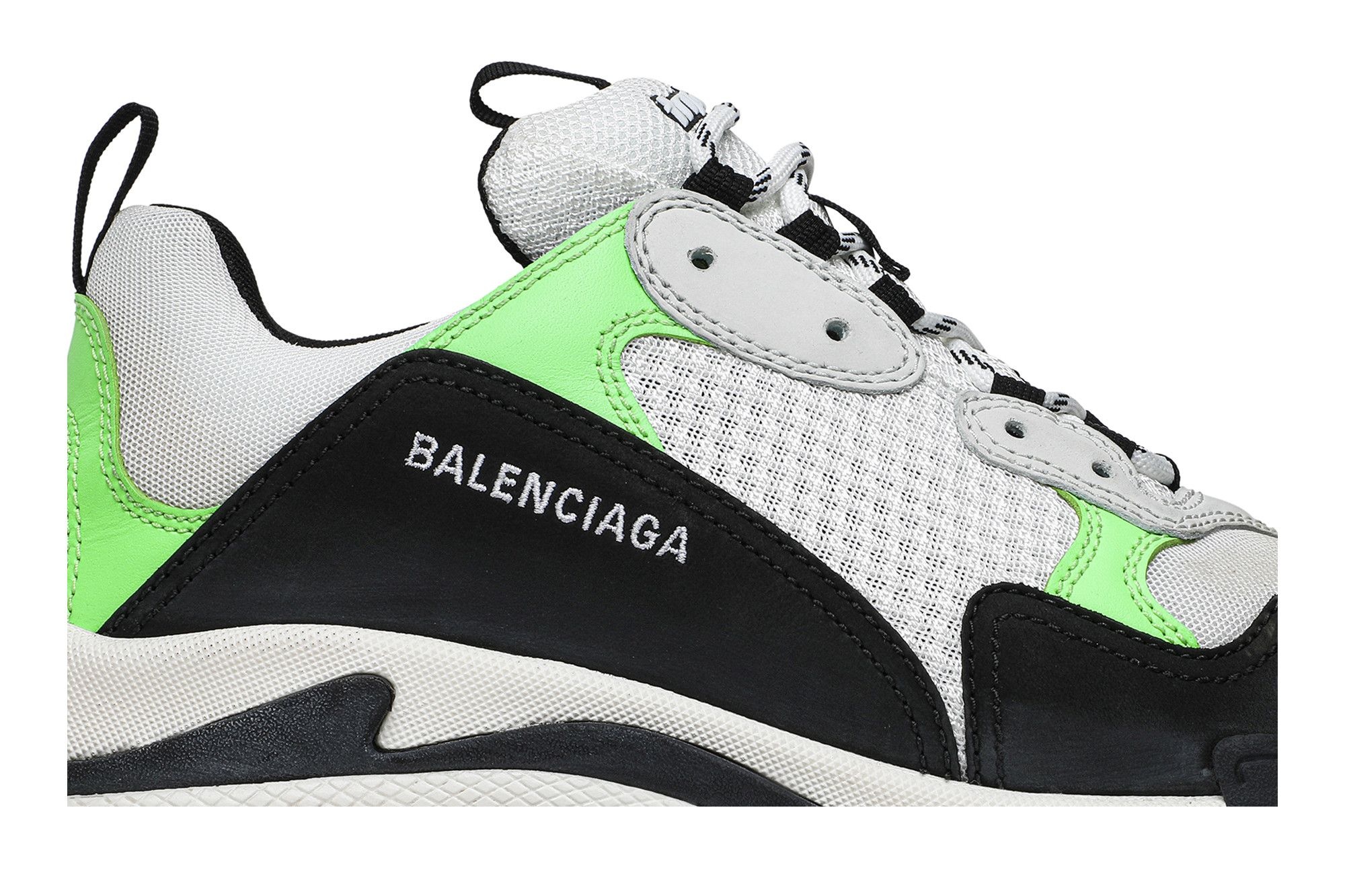 Balenciaga Triple S Sneaker 'White Green Fluo'