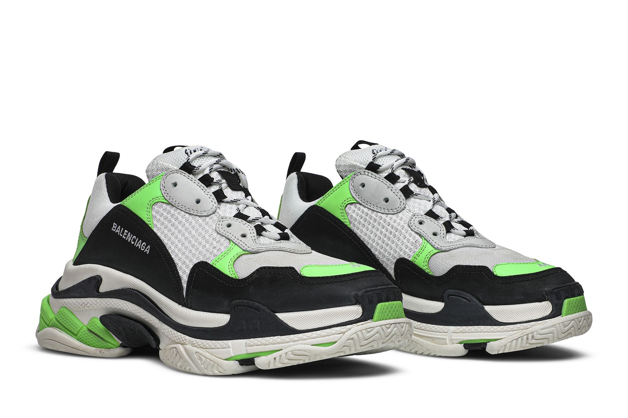 Balenciaga Triple S Sneaker 'White Green Fluo'