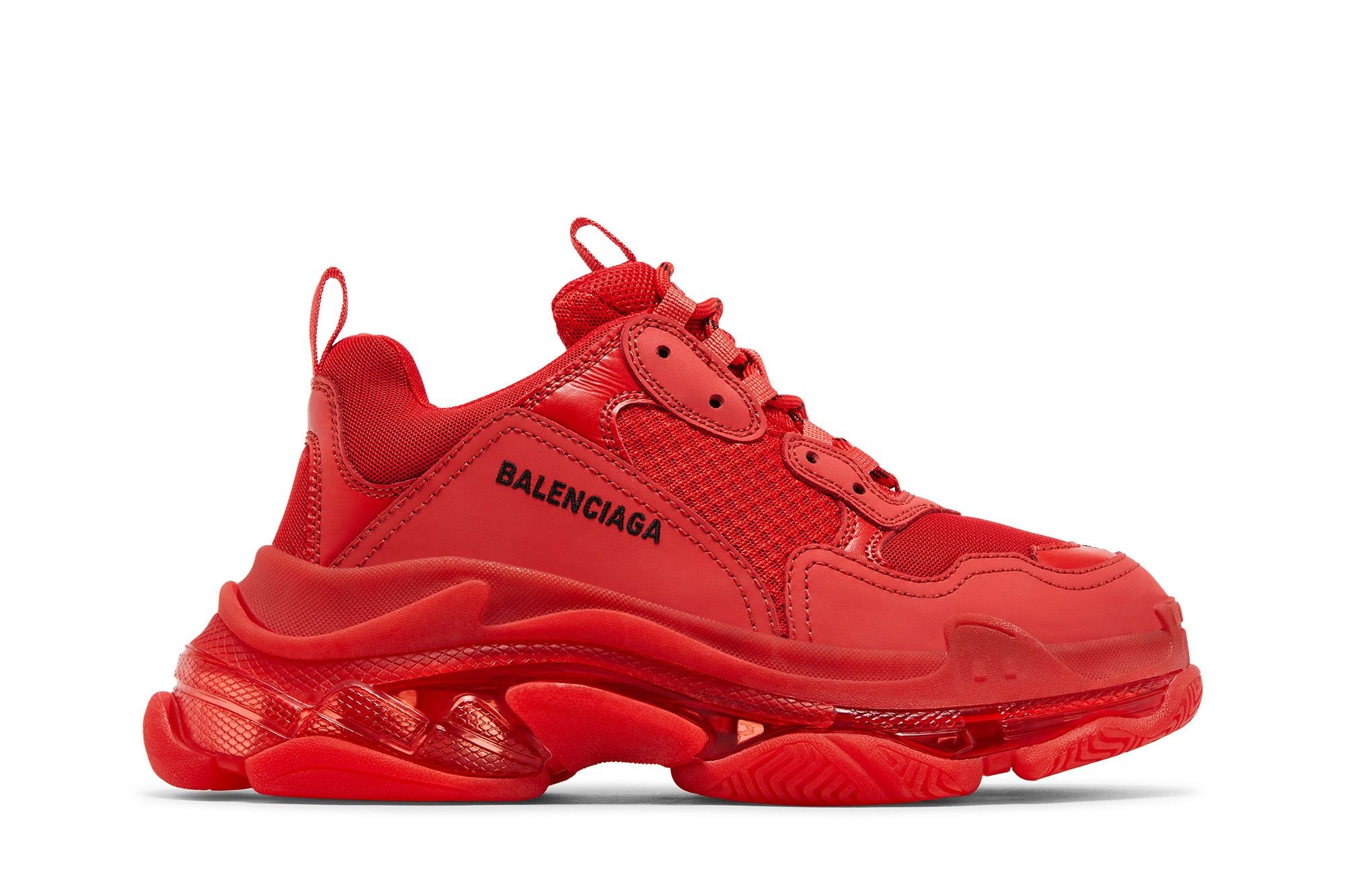 Balenciaga Triple S Sneaker 'Clear Sole - Red' 2019