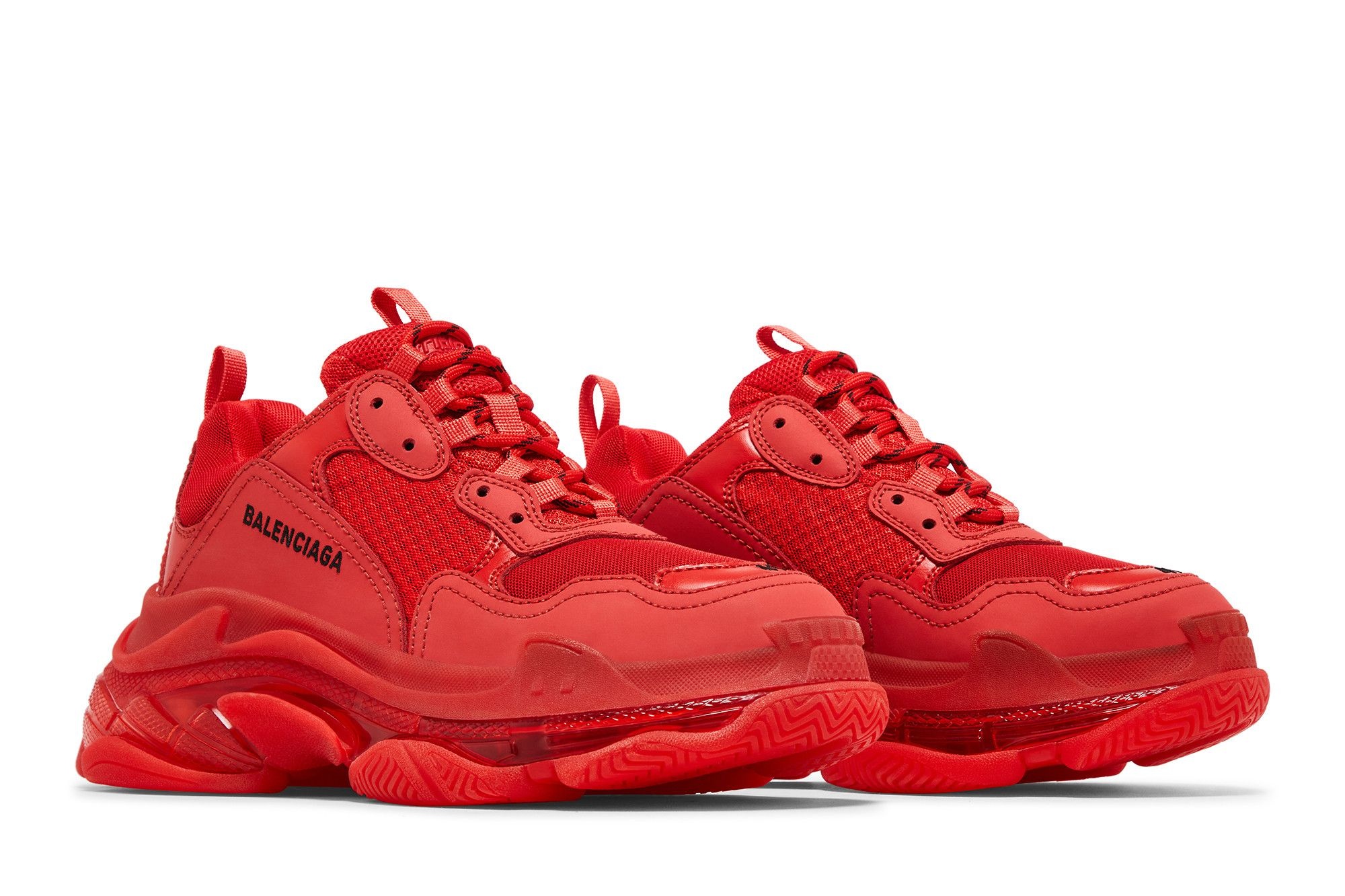 Balenciaga Triple S Sneaker 'Clear Sole - Red' 2019