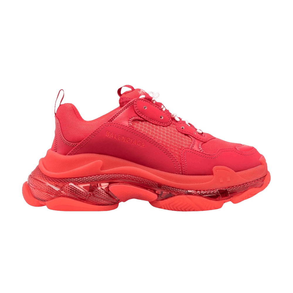 Balenciaga Triple S Sneaker 'Clear Sole - Red White Laces'