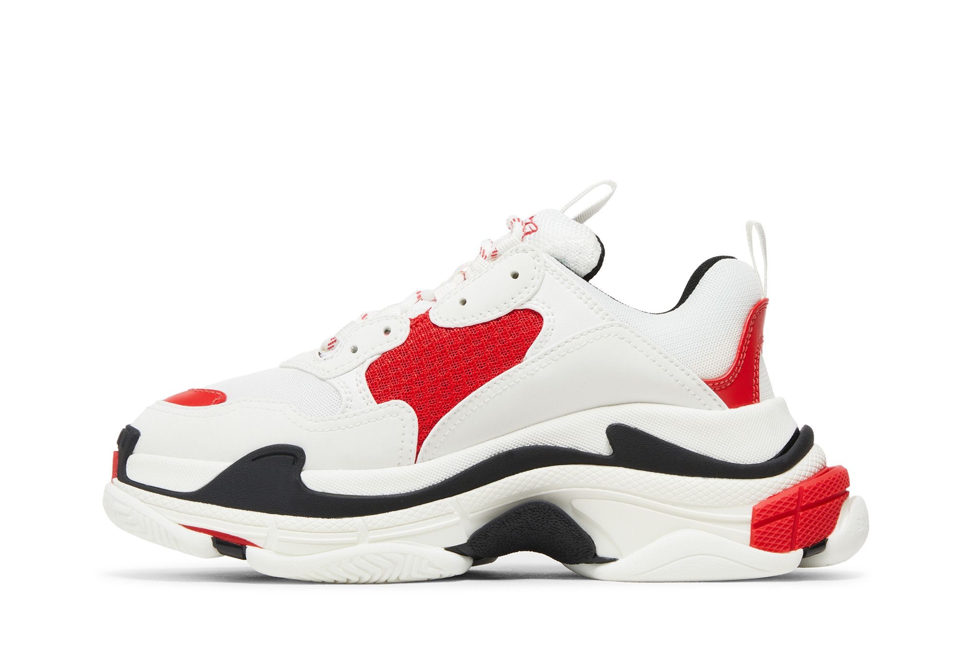 Balenciaga Wmns Triple S Sneaker 'White Red Black'