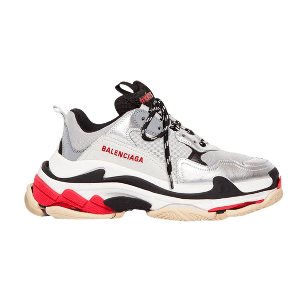 Balenciaga Wmns Triple S 'Red Silver White' 2019