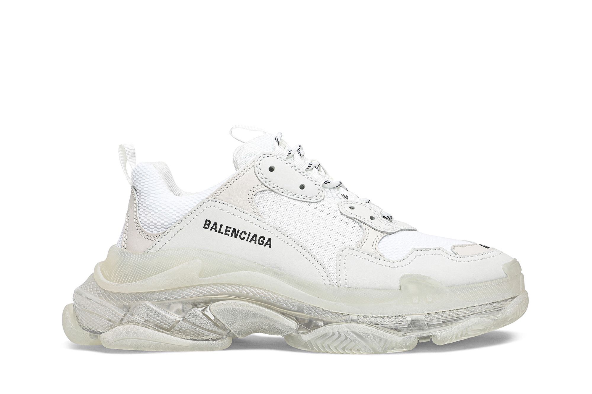 Balenciaga Wmns Triple S 'White Clear Sole'