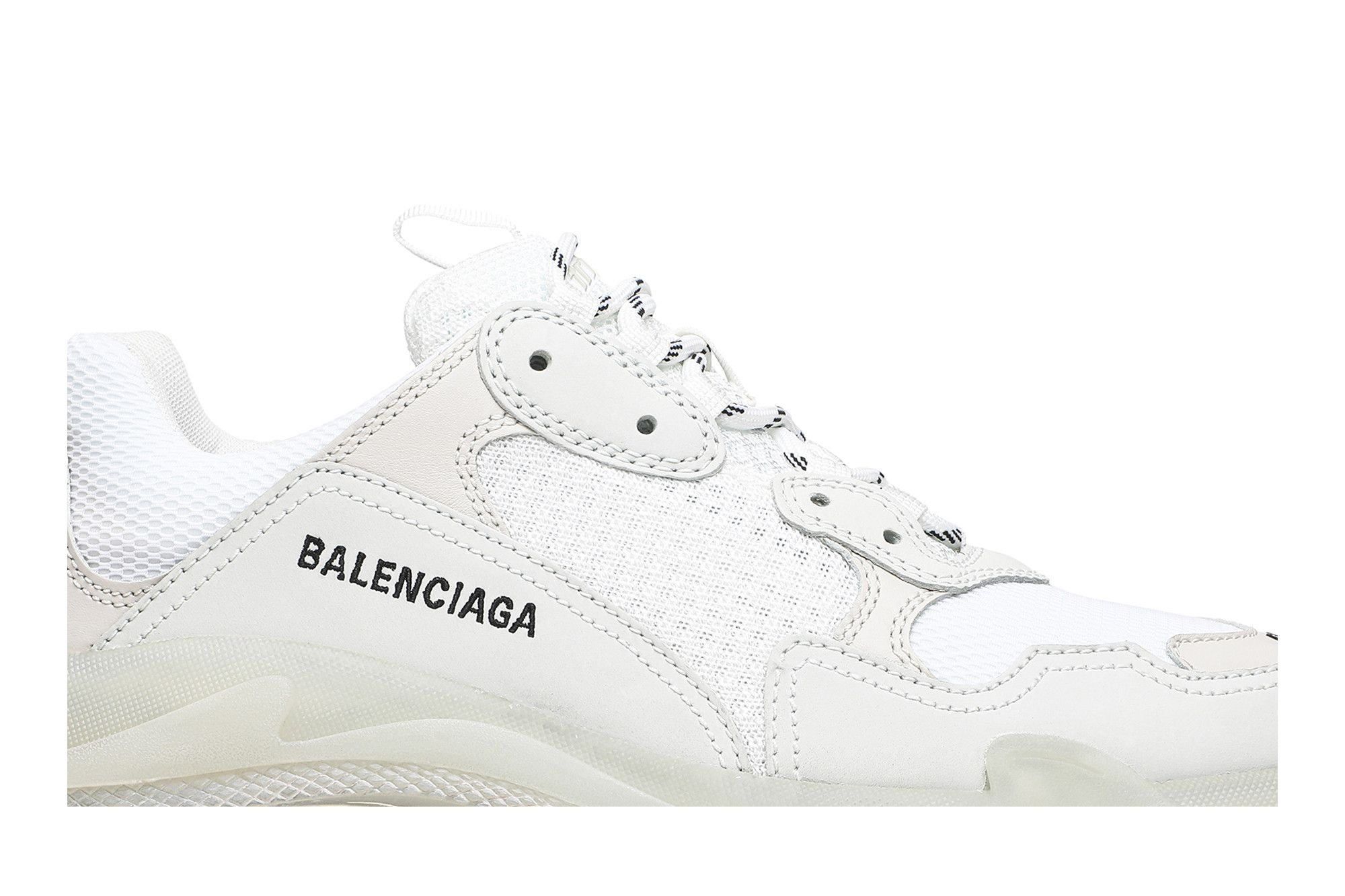 Balenciaga Wmns Triple S 'White Clear Sole'