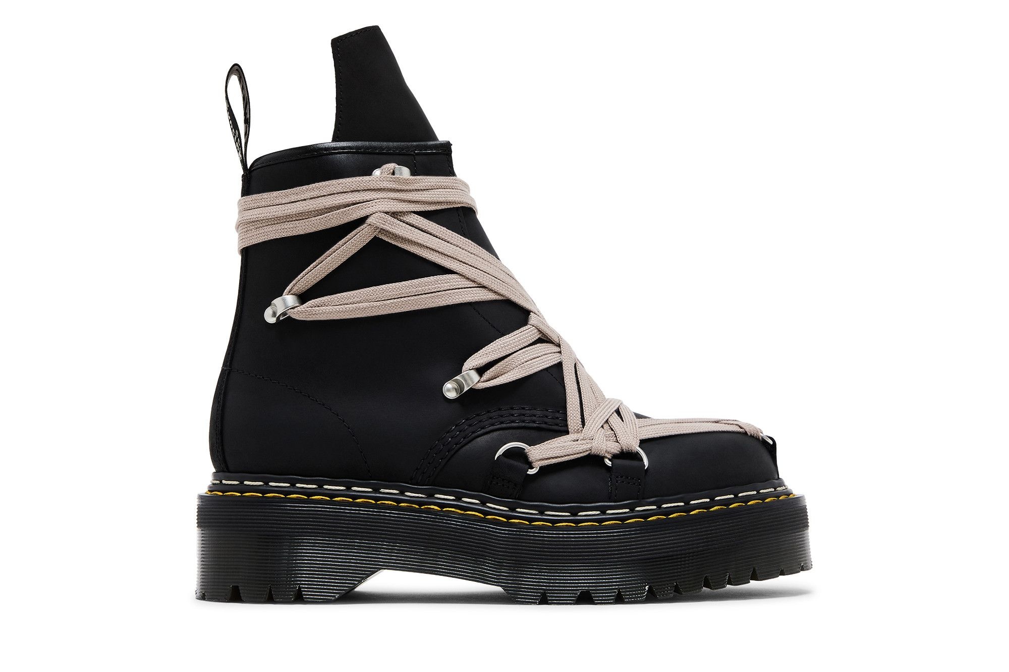 Dr. Martens x Rick Owens DRKSHDW 1460 Quad Sole Megalace Boot 'Black'