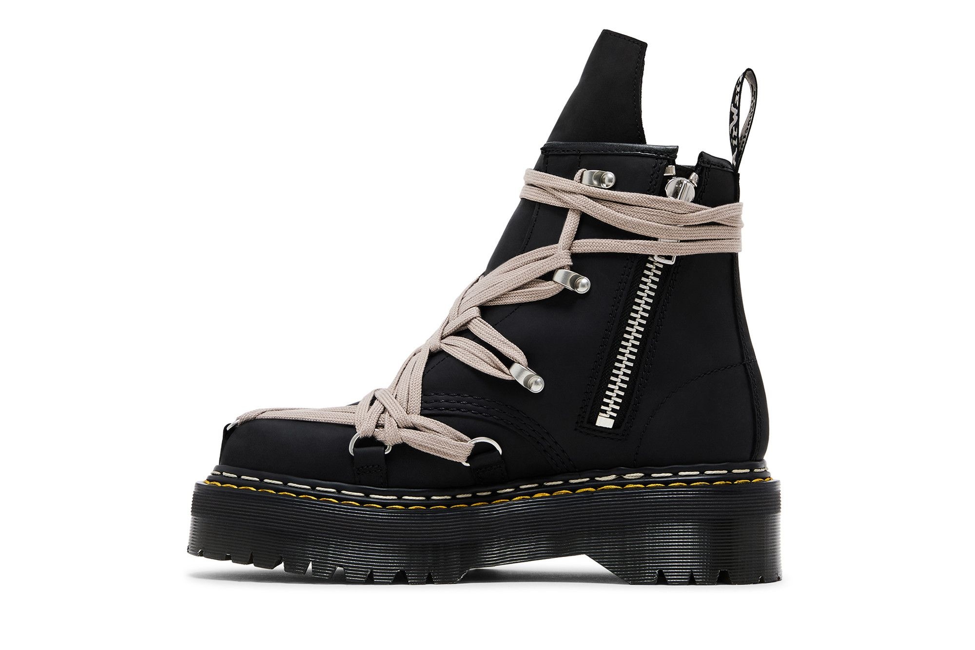 Dr. Martens x Rick Owens DRKSHDW 1460 Quad Sole Megalace Boot 'Black'