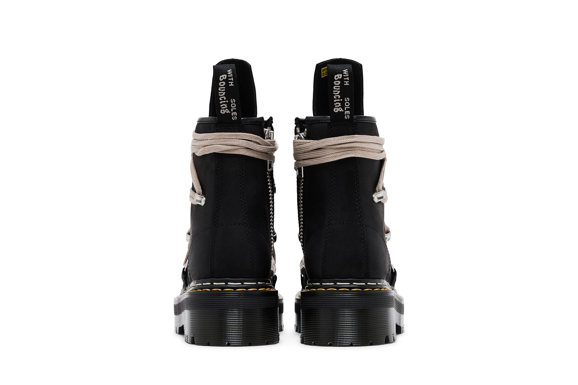 Dr. Martens x Rick Owens DRKSHDW 1460 Quad Sole Megalace Boot 'Black'