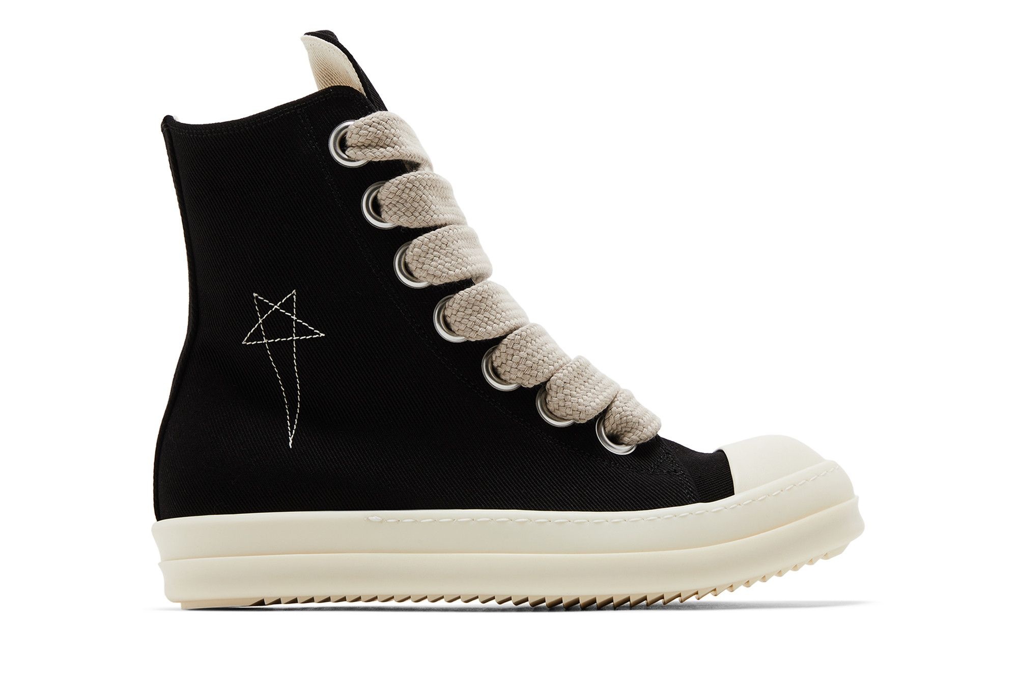 Rick Owens DRKSHDW Jumbo Laced High 'Black Milk'