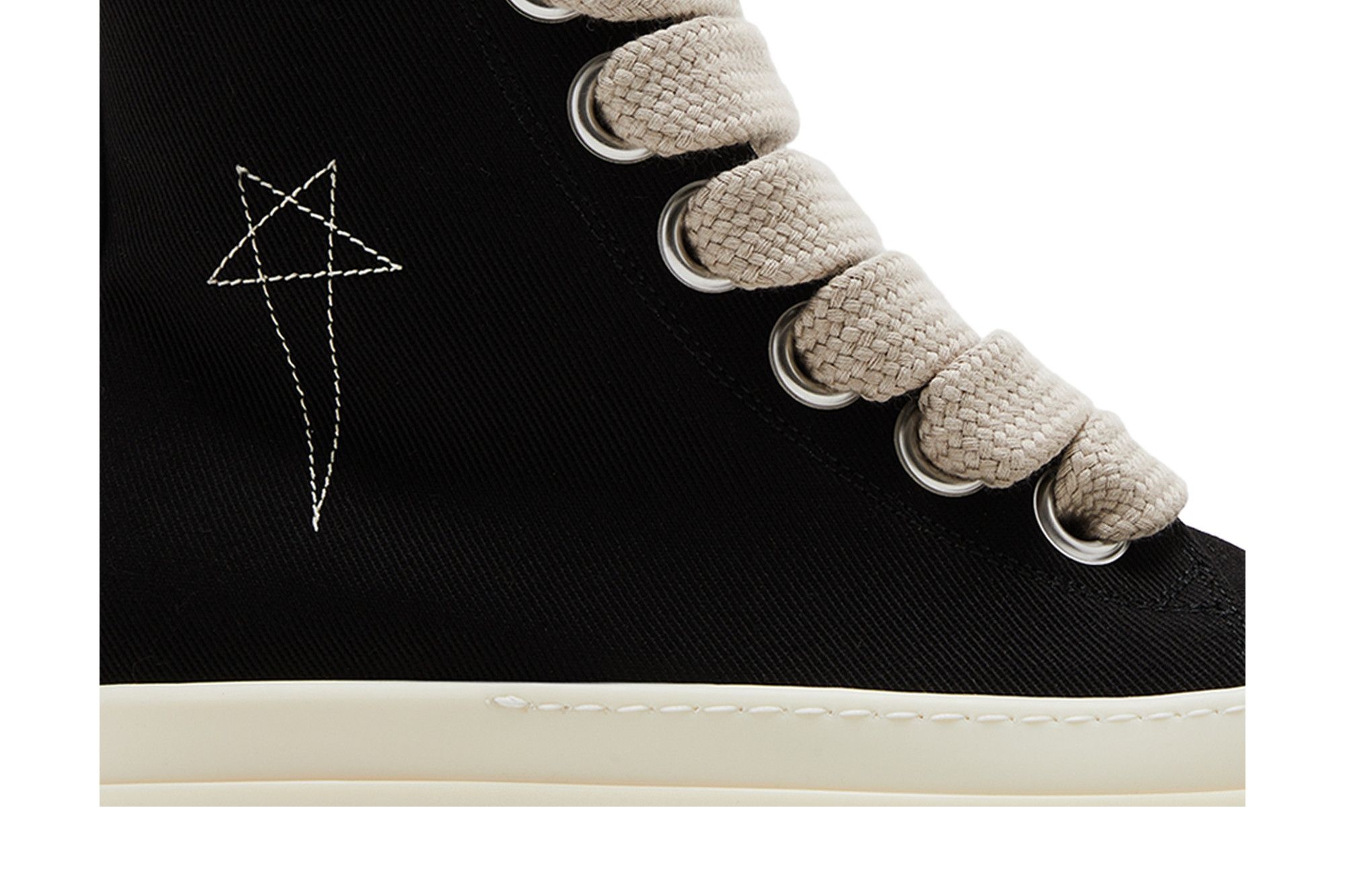 Rick Owens DRKSHDW Jumbo Laced High 'Black Milk'