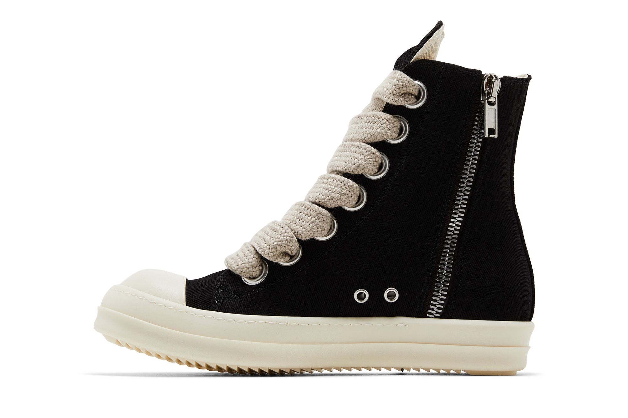 Rick Owens DRKSHDW Jumbo Laced High 'Black Milk'