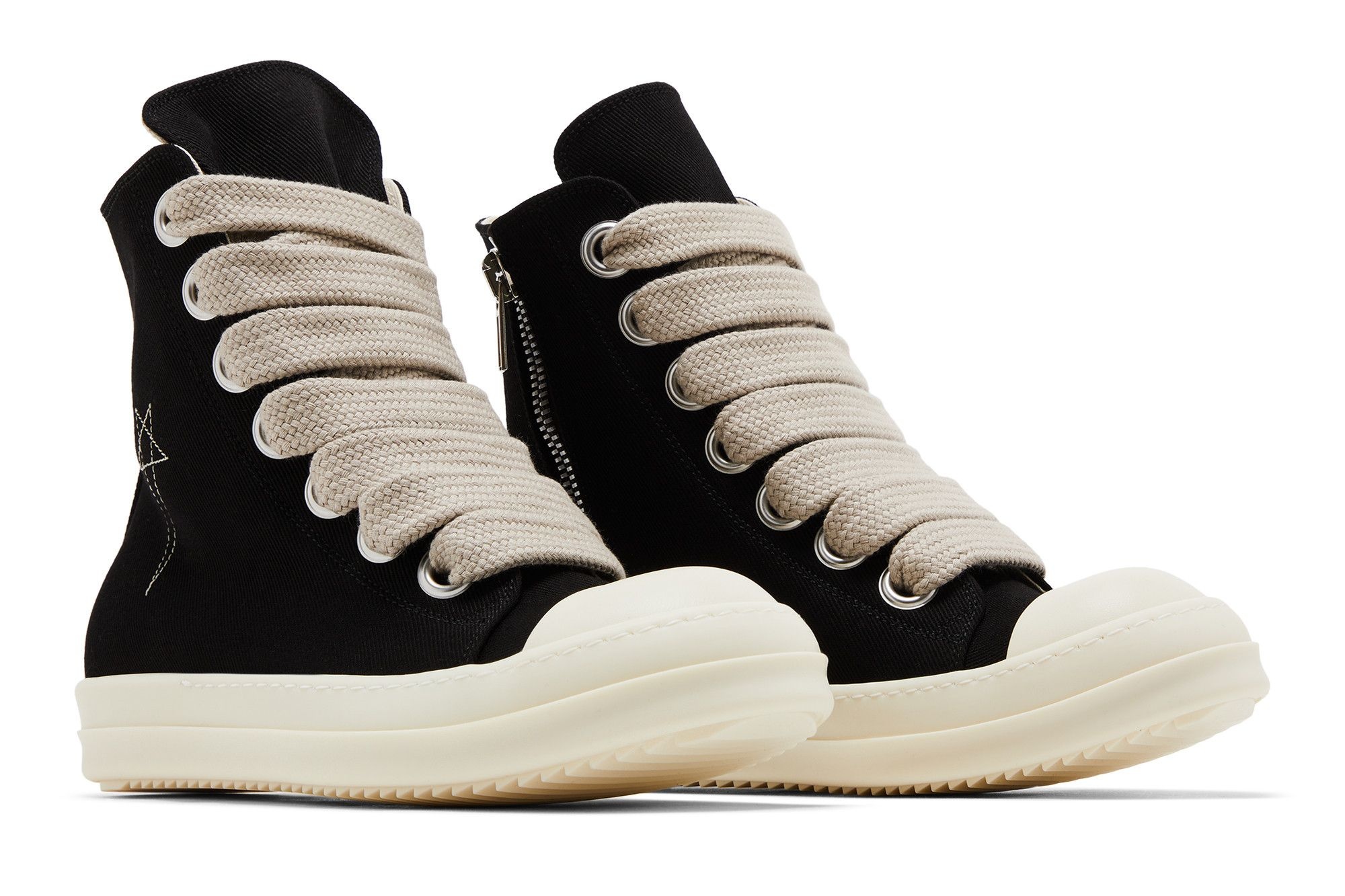 Rick Owens DRKSHDW Jumbo Laced High 'Black Milk'