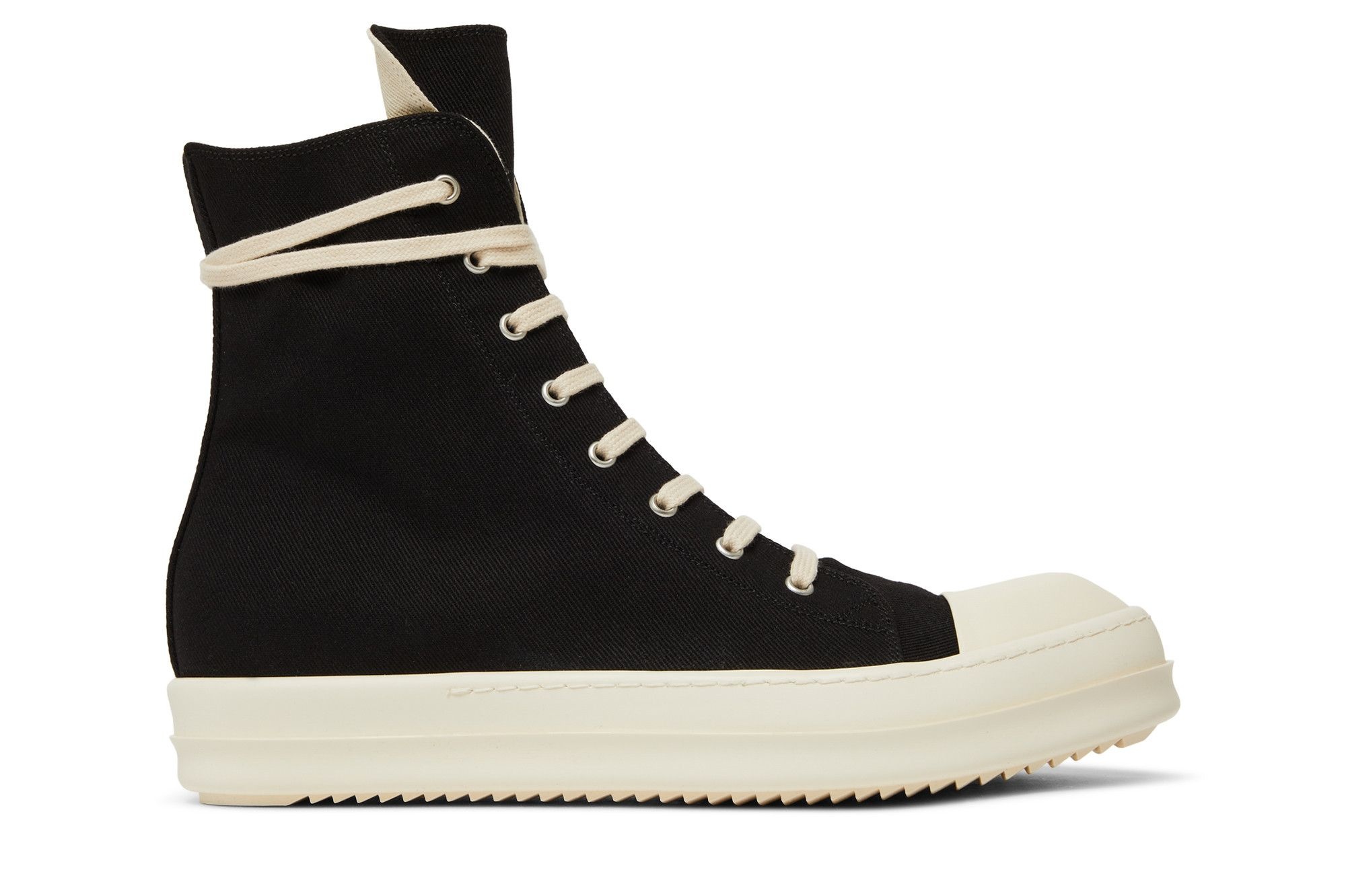 Rick Owens DRKSHDW Strobe Cotton Denim High 'Black Milk'