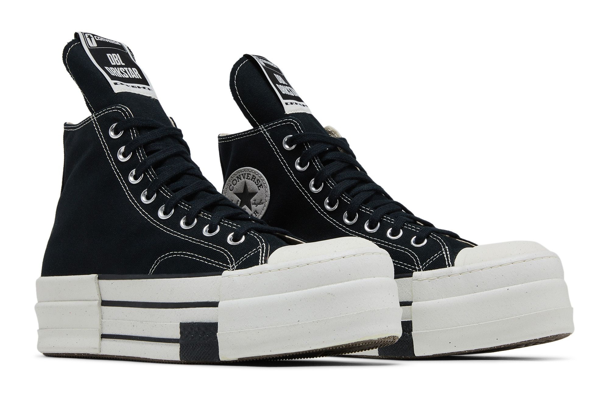 Converse x Rick Owens DRKSHDW DBL DRKSTAR Chuck 70 High 'Black'