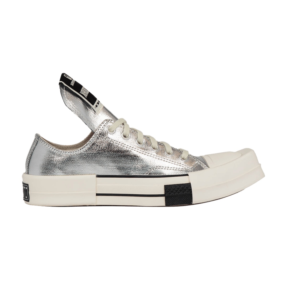 Converse x Rick Owens DRKSHDW TURBODRK Low 'Silver Lacquer'