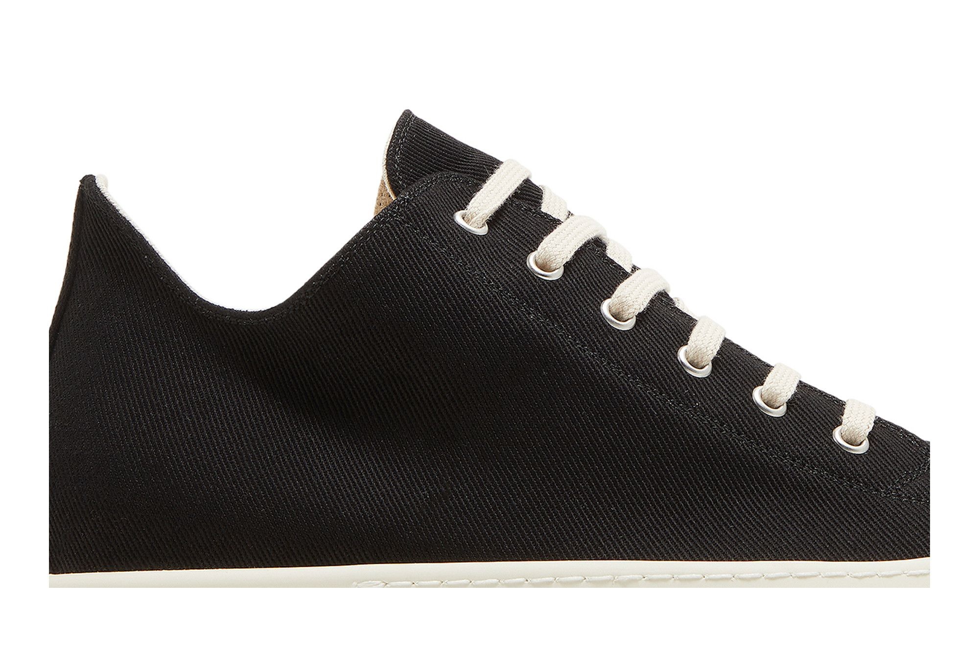 Rick Owens DRKSHDW Strobe Cotton Denim Low 'Black Milk'